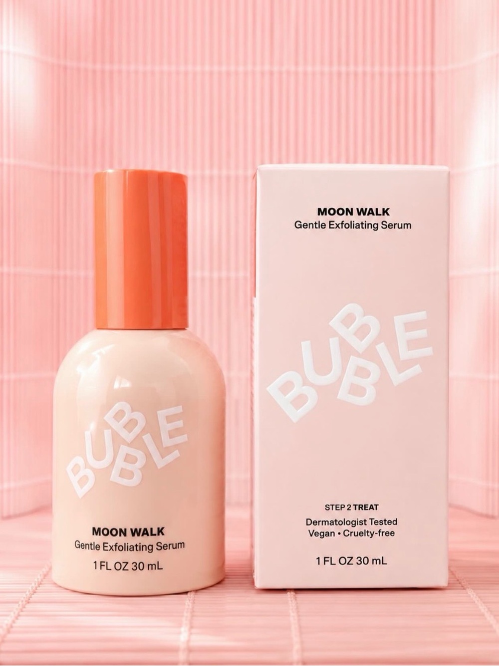 Bubble Moon Walk Gentle Exfoliating Serum - Pink